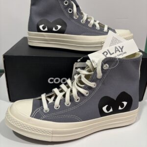 Comme des Garçons PLAY x Chuck 70 High 'Steel Gray' Converse